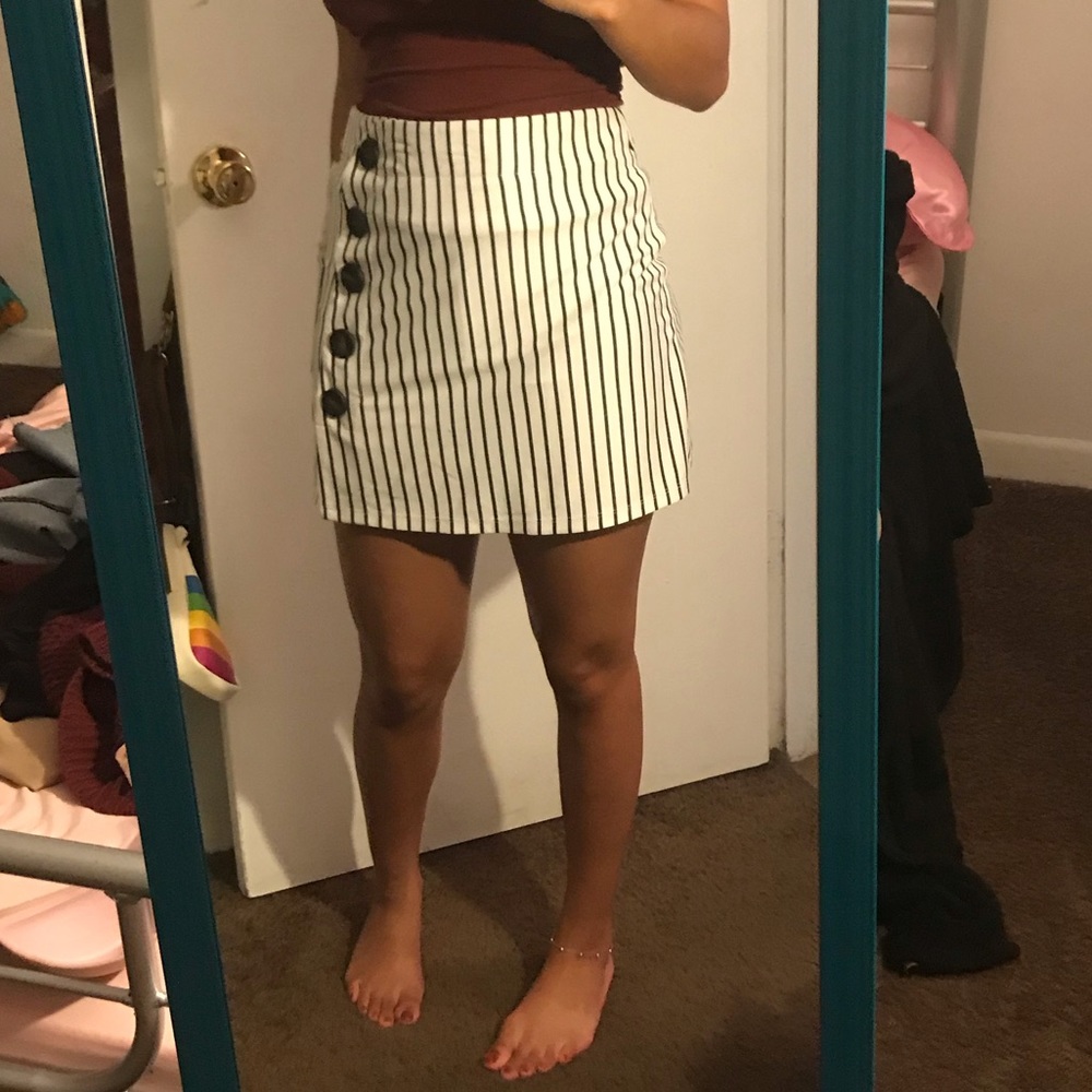 Striped skort